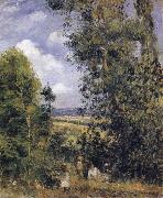 Camille Pissarro Resting beneath the trees,Pontoise china oil painting reproduction